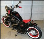 Egy régi VT 700-as bobber